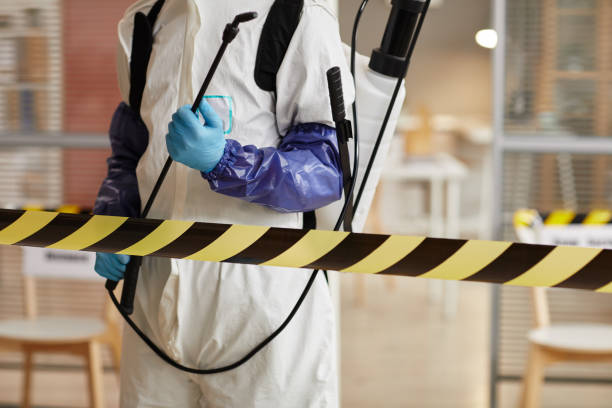 Professional Drug Lab Cleanup technician working in Edna, TX